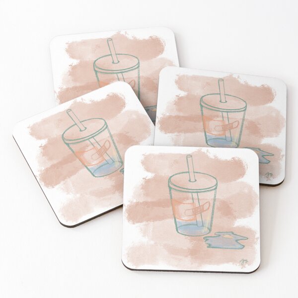 Item preview, Healing Drink / Empty Boba Bubble Tea designed and sold by dustanddreams.
