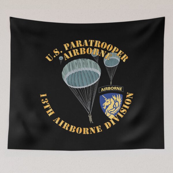 Item preview, Army - US Paratrooper - 13th Airborne Division X 300 designed and sold by Military Insignia Products.