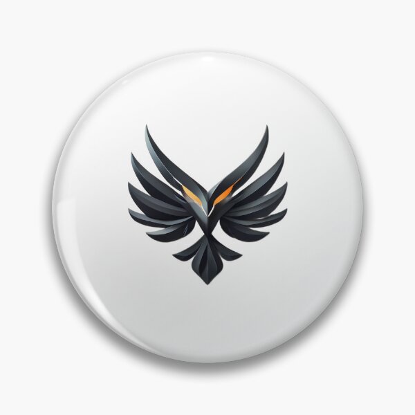 Item preview, Black Eagle Emblem Metallic Finish Gold  Logo Design designed and sold by ART ATTACK ZONE.