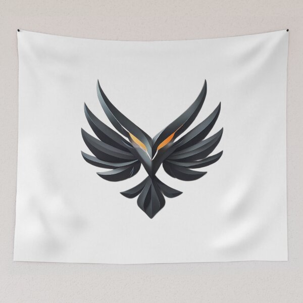 Item preview, Black Eagle Emblem Metallic Finish Gold  Logo Design designed and sold by ART ATTACK ZONE.