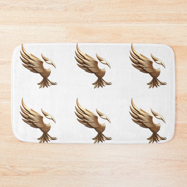 Item preview, Golden Eagle Lineart Metallic Finish Gold  Logo Design designed and sold by ART ATTACK ZONE.