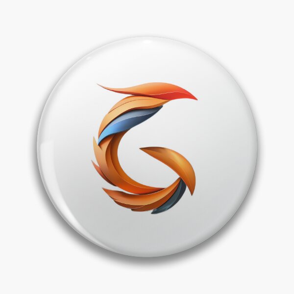 Item preview, Orange Eagle Emblem Metallic Finish Gold  Logo Design designed and sold by ART ATTACK ZONE.
