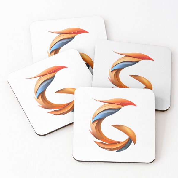 Item preview, Orange Eagle Emblem Metallic Finish Gold  Logo Design designed and sold by ART ATTACK ZONE.