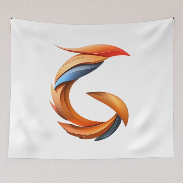 Item preview, Orange Eagle Emblem Metallic Finish Gold  Logo Design designed and sold by ART ATTACK ZONE.