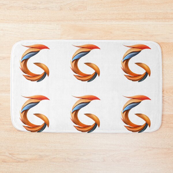 Item preview, Orange Eagle Emblem Metallic Finish Gold  Logo Design designed and sold by ART ATTACK ZONE.