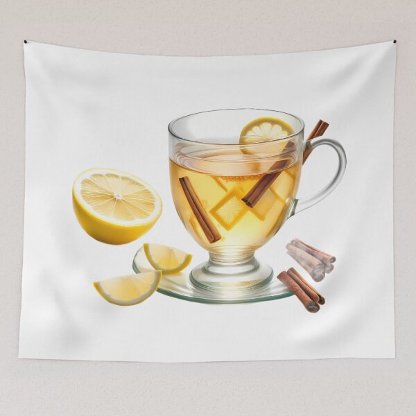 Item preview, Warm Hot Toddy Drink Lemon Spice Chill Vibes designed and sold by ART ATTACK ZONE.
