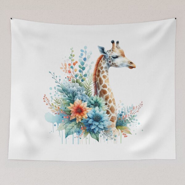 Item preview, Blooming Giraffe Grace designed and sold by TeetasticBtque.