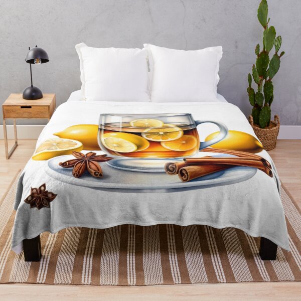 Item preview, Hot Toddy Drink Lemon Spice Chill Vibes designed and sold by ART ATTACK ZONE.