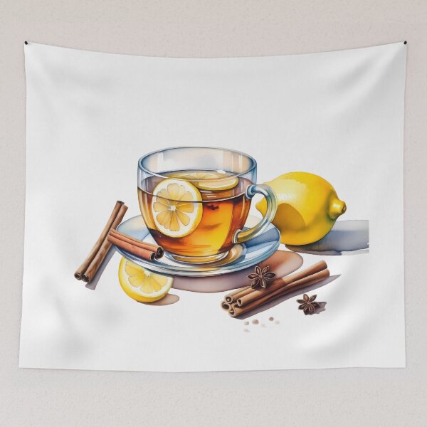 Item preview, Relax Toddy Drink Lemon Spice Chill Vibes designed and sold by ART ATTACK ZONE.