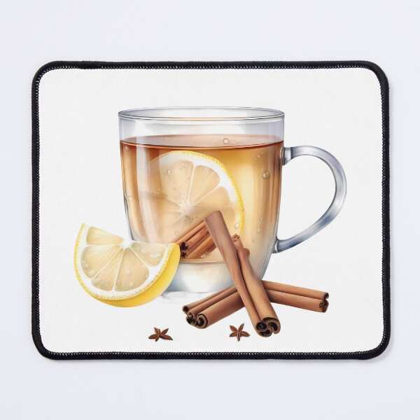 Item preview, Watercolors Hot Toddy Drink Lemon Spice Chill Vibes designed and sold by ART ATTACK ZONE.
