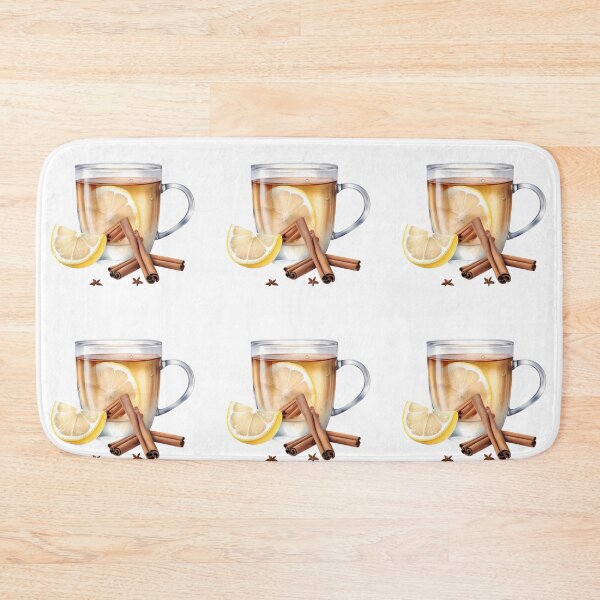 Item preview, Watercolors Hot Toddy Drink Lemon Spice Chill Vibes designed and sold by ART ATTACK ZONE.