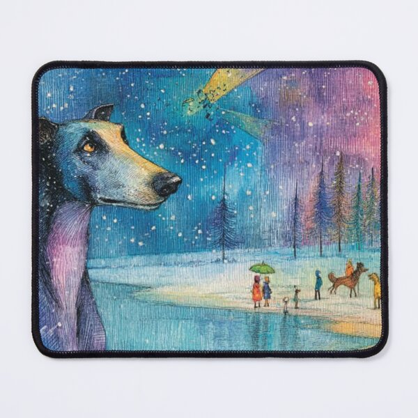Item preview, The Rainbow Bridge - Scottish Deerhound designed and sold by aghnadarragh.