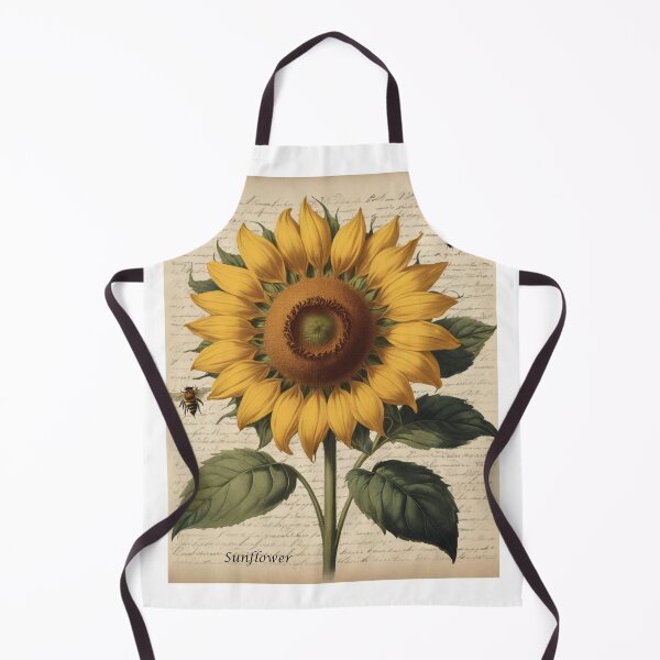 Item preview, Vintage Sunflower Botanical Print | Antique Floral designed and sold by Estelle Printworks.