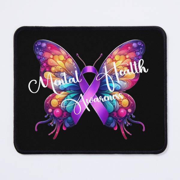 Item preview, Butterfly Motivational Mental Health Awareness Pink Ribbon Men Women designed and sold by Creat-Des.