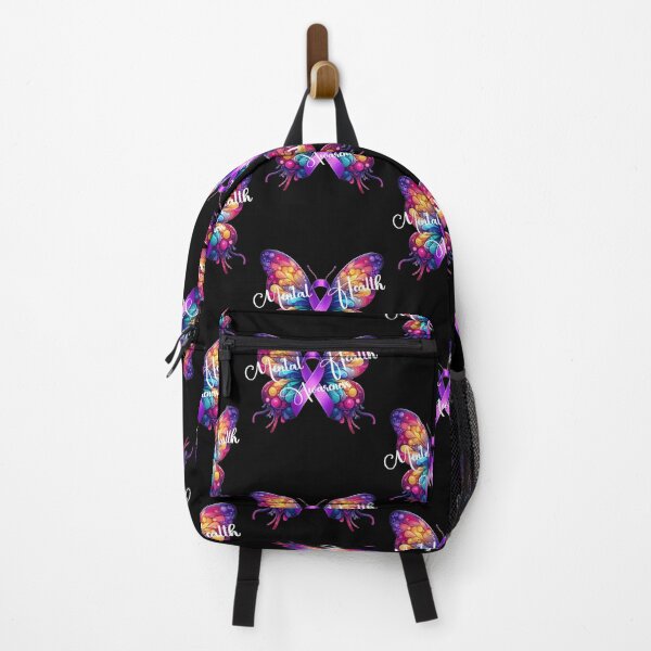 Item preview, Butterfly Motivational Mental Health Awareness Pink Ribbon Men Women designed and sold by Creat-Des.