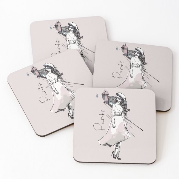 Item preview, Parisian Elegance – Retro Fashion & Urban Charm designed and sold by Limmagin.