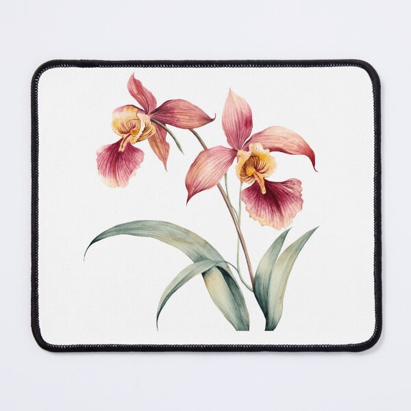 Item preview,  Phragmipedium Orchid watercolor sticker  designed and sold by P&U Fabric.