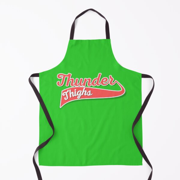 Item preview, Thunder Thighs T-Shirt - Baseball Font Gym Workout Tee designed and sold by Brownpants.