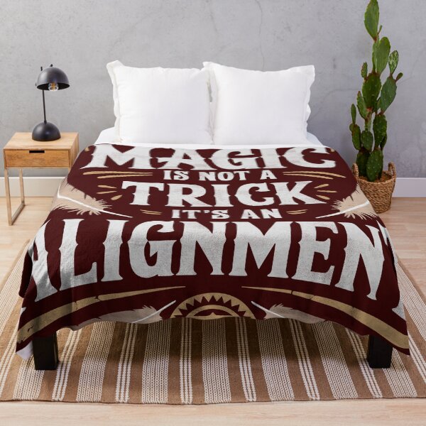 Item preview, Magic is not a trick — it’s alignment. designed and sold by La Maga.