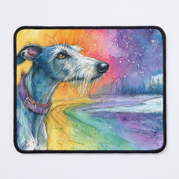 Item preview, The Rainbow Bridge - Scottish Deerhound designed and sold by aghnadarragh.