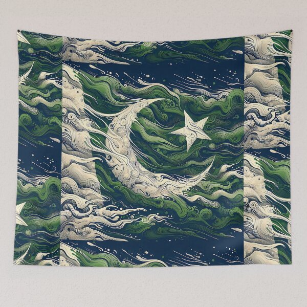 Artikelvorschau, Pakistan Flagge entworfen und verkauft von Intriguing Designs.