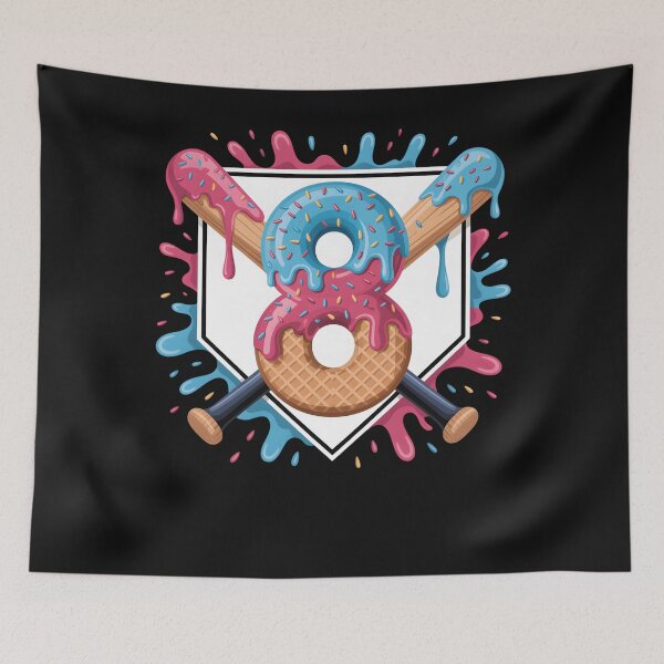 Item preview, Ice Cream Baseball 8 Year Old Birthday Boy Number 8 designed and sold by clothesy7.