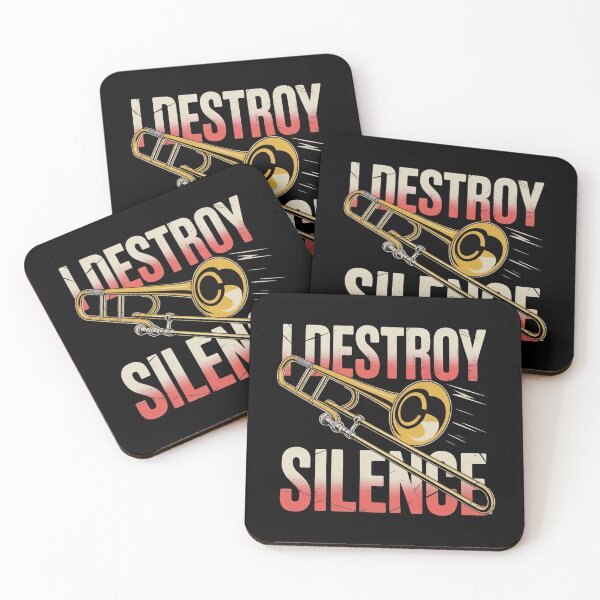 Artikelvorschau, I Destroy Silence Recto Posaune entworfen und verkauft von Redgiant87x.