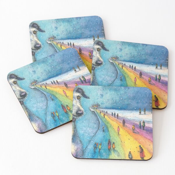 Item preview, The Rainbow Bridge - Scottish Deerhound designed and sold by aghnadarragh.