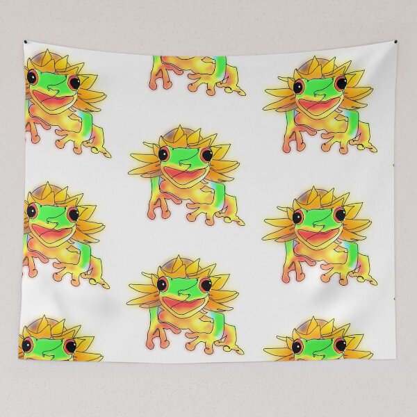 Item preview, Frank the Whimsical Frog in a Sunflower Hat – animalzinhats designed and sold by Ashley’sAnimalz.