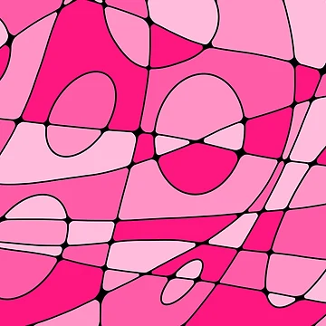 Artwork thumbnail, Pink Pattern by Meggie-moos