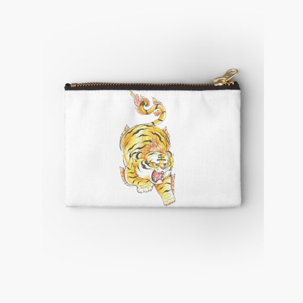 Item preview, Sacred Thai Battle Tiger – Hand-Drawn Mystical Warrior Spirit Animal Art designed and sold by JoynestStudioCo.