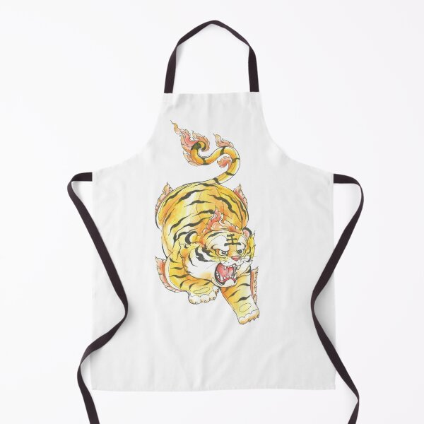 Item preview, Sacred Thai Battle Tiger – Hand-Drawn Mystical Warrior Spirit Animal Art designed and sold by JoynestStudioCo.