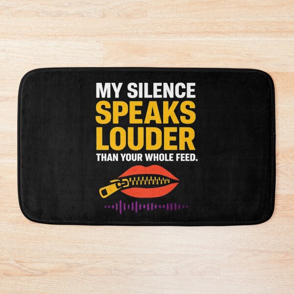 Item preview, My Silence Speaks Louder  designed and sold by Zuriel Hargrove.