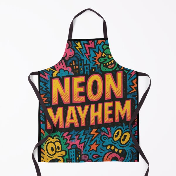 Item preview, Neon Mayhem - Loud Vibes Only designed and sold by VibeTwist.