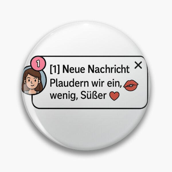 Artikelvorschau, Neue Nachricht – Flirtalarm! entworfen und verkauft von Kunst-Shirt.