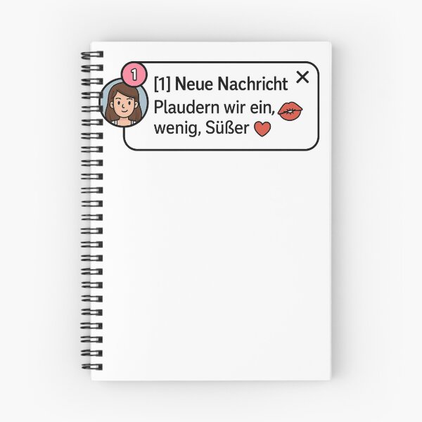 Item preview, New message – flirt alert! designed and sold by Kunst-Shirt.