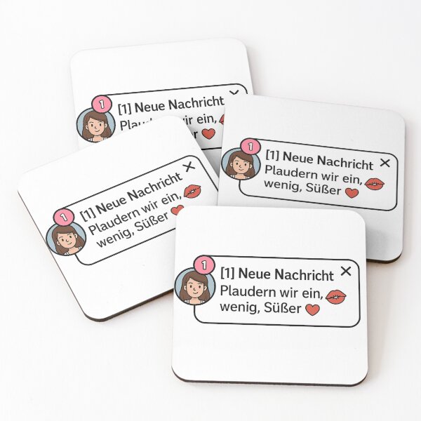 Item preview, New message – flirt alert! designed and sold by Kunst-Shirt.