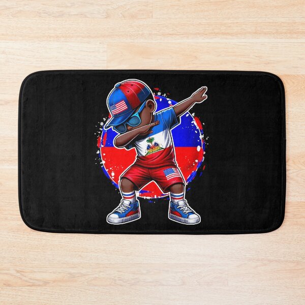 Item preview, Half American Half Haitian Boy Kid Haiti Flag USA flag designed and sold by NUMAcreations.