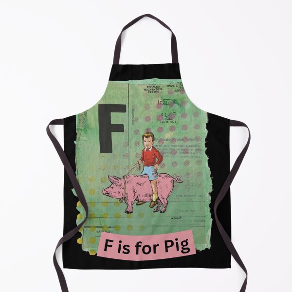 Item preview, Alphabet Flashcard - F is for Pig designed and sold by David Irvine.
