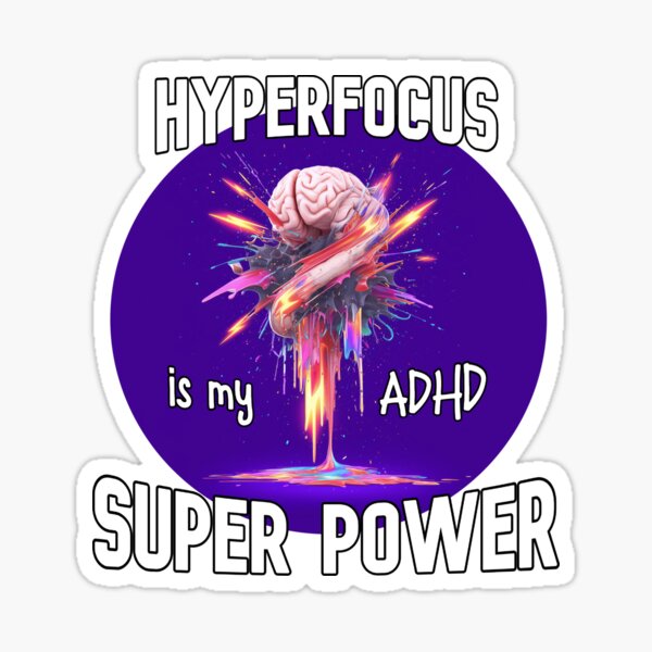 Item preview, Hyperfocus ADHD Brain Explosion T-Shirt Design designed and sold by I,ADHD.