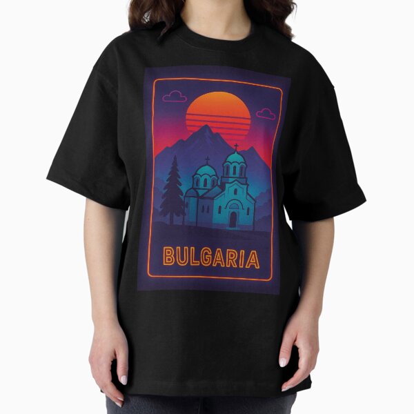 Aperçu de l'œuvre Voyages au néon en Bulgarie créée et vendue par Thistle-TShop.