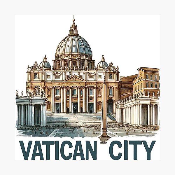 Item preview, Vatican City designed and sold by yunamaliskova.