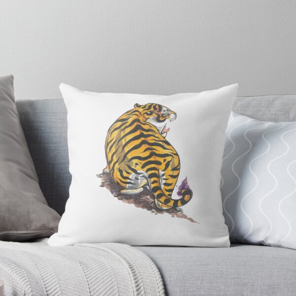 Item preview, Sacred Glancing Tiger – Hand-Drawn Thai Protection Art (Not AI) designed and sold by JoynestStudioCo.