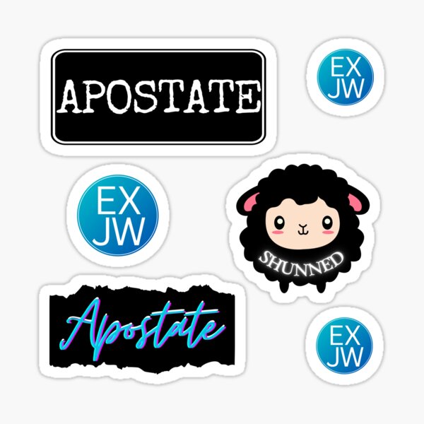 Item preview, Apostate EXJW Sticker Pack designed and sold by Shunned ExJw.