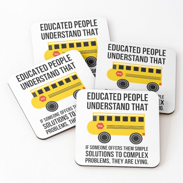 Item preview, Educated people understand  designed and sold by Rachel the Artist .