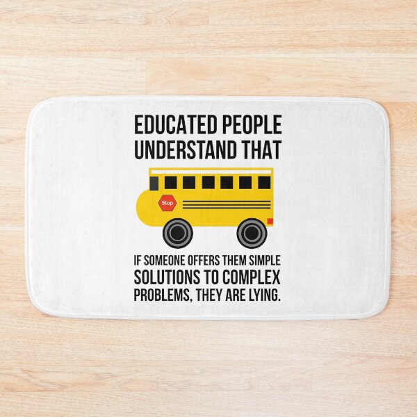 Item preview, Educated people understand  designed and sold by Rachel the Artist .