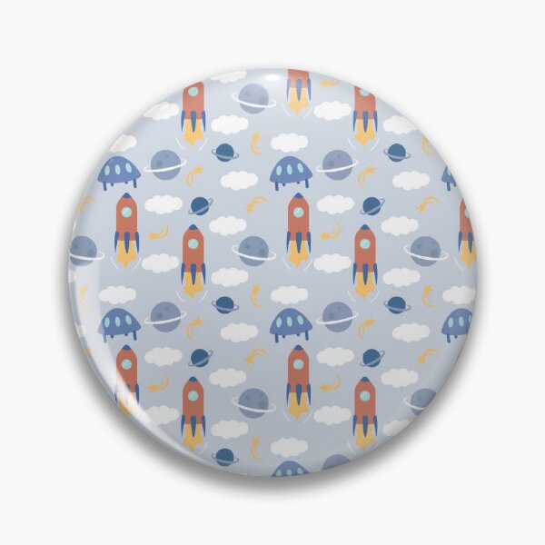 Item preview, young boy rocket pattern designed and sold by NE-GRAPHICS.