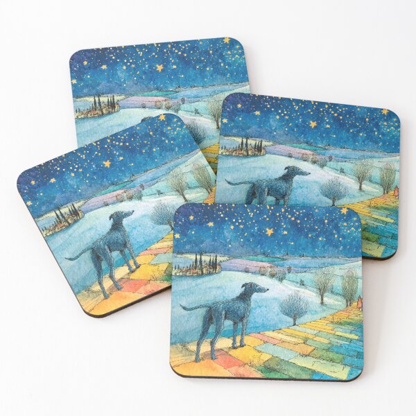 Item preview, The Rainbow Bridge - Scottish Deerhound designed and sold by aghnadarragh.