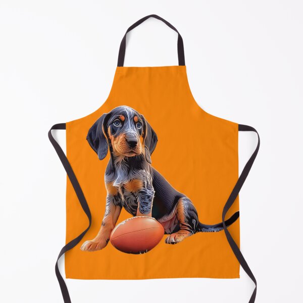 Item preview, Bluetick Puppy with Football designed and sold by Pickle Wicked Designs.
