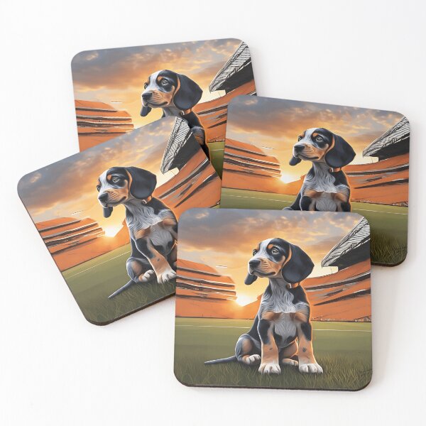 Item preview, Tennessee Bluetick hound - Third Saturday in October, High Alert designed and sold by Pickle Wicked Designs.